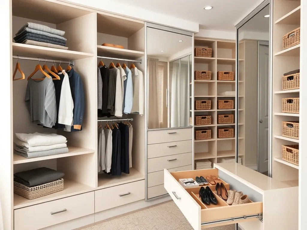 Mała garderoba jak urządzić, by zyskać więcej miejsca?