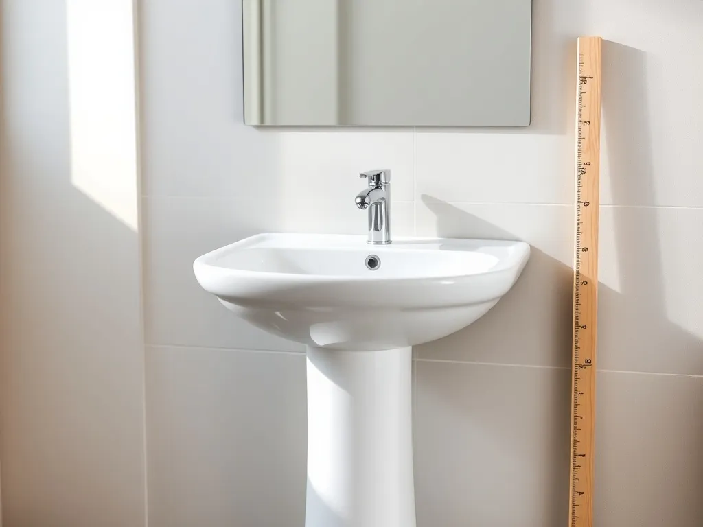 Na jakiej wysokości umywalka w łazience?