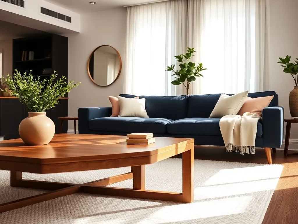 Jak rozjaśnić salon z ciemnymi meblami? Proste sposoby