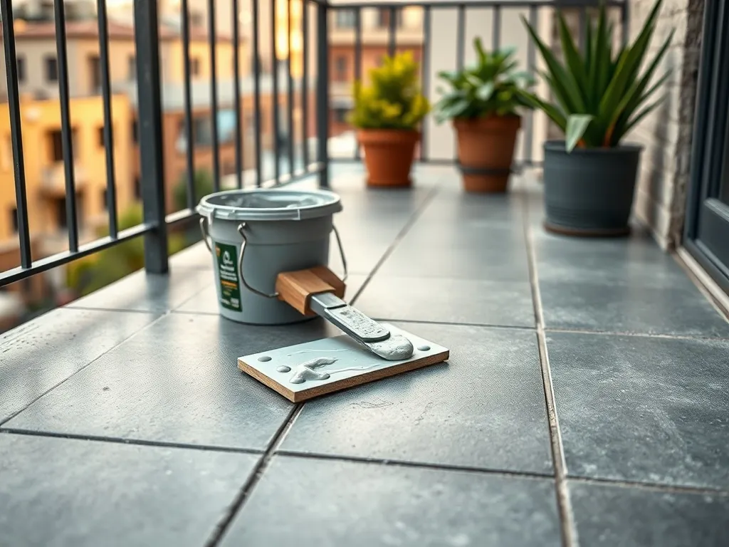 Jak położyć płytki na balkonie?