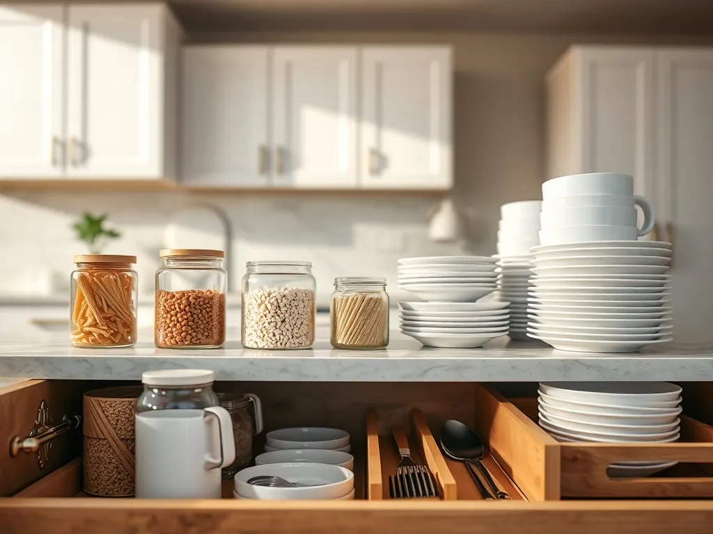 Jak zorganizować szafki w kuchni?