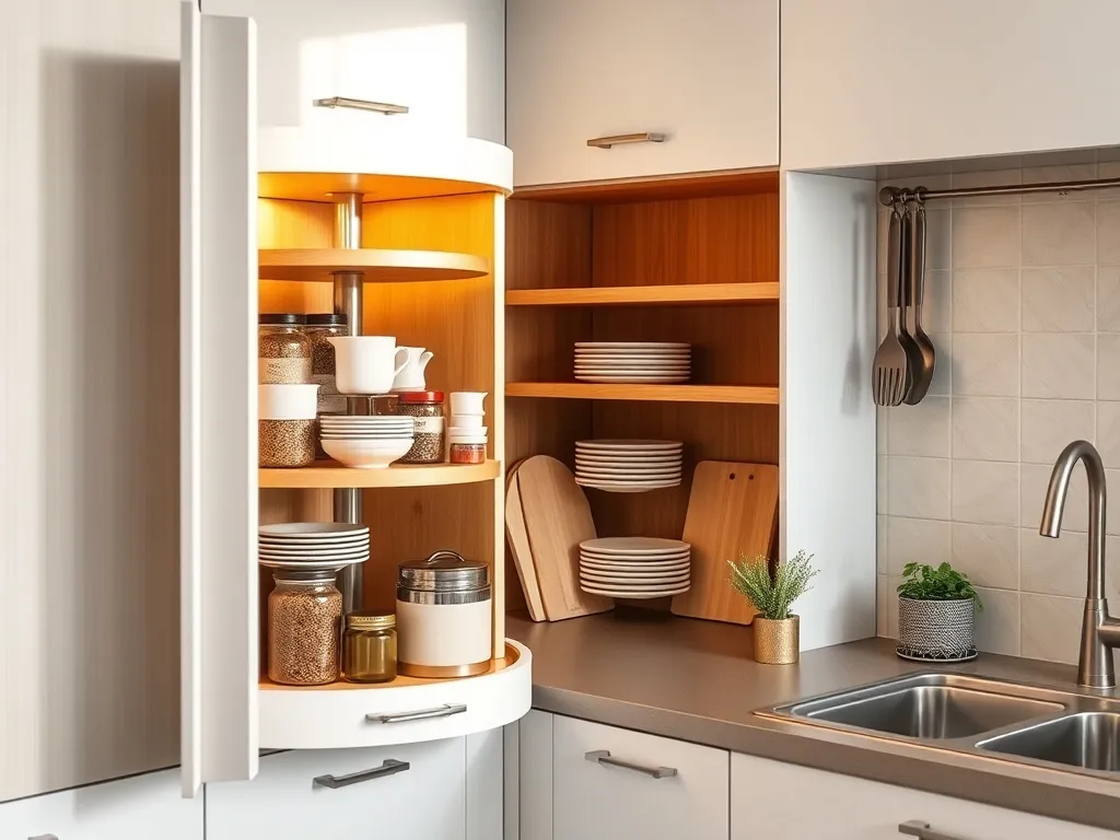 Jak zagospodarować narożnik w kuchni?