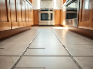 Jak położyć płytki w kuchni między szafkami?