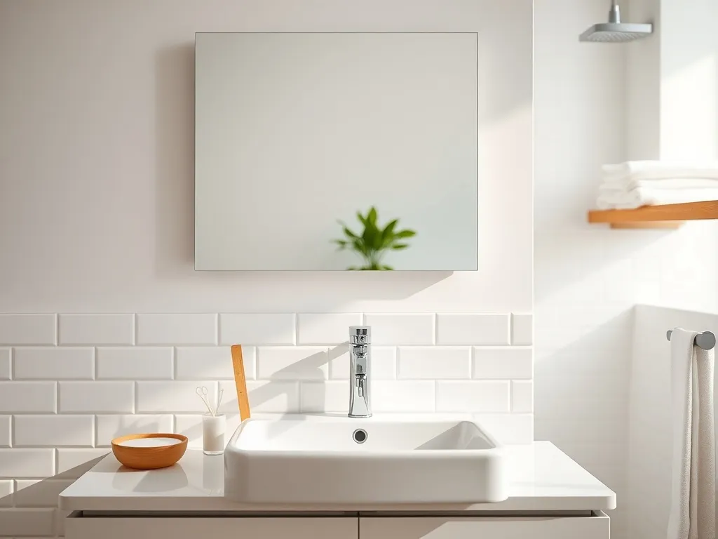 Na jakiej wysokości lustro w łazience najlepiej zawiesić?